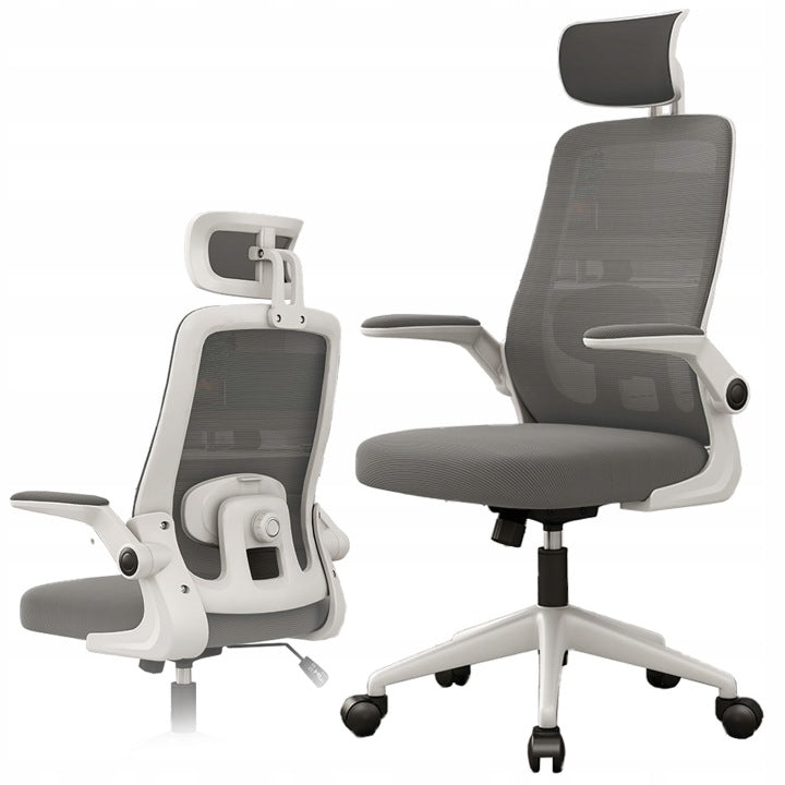 Ergonomic Swivel Office Chair with Adjustable Headrest