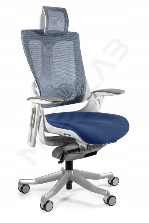 Unique Wau 2 Blue Ergonomic Office Chair for Modern Workspaces