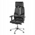 Kulik System Business Ergonomic Office Chair in Perforated Eco Leather