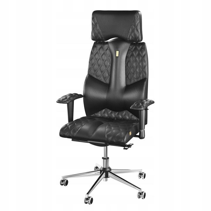 Kulik System Business Ergonomic Office Chair in Perforated Eco Leather