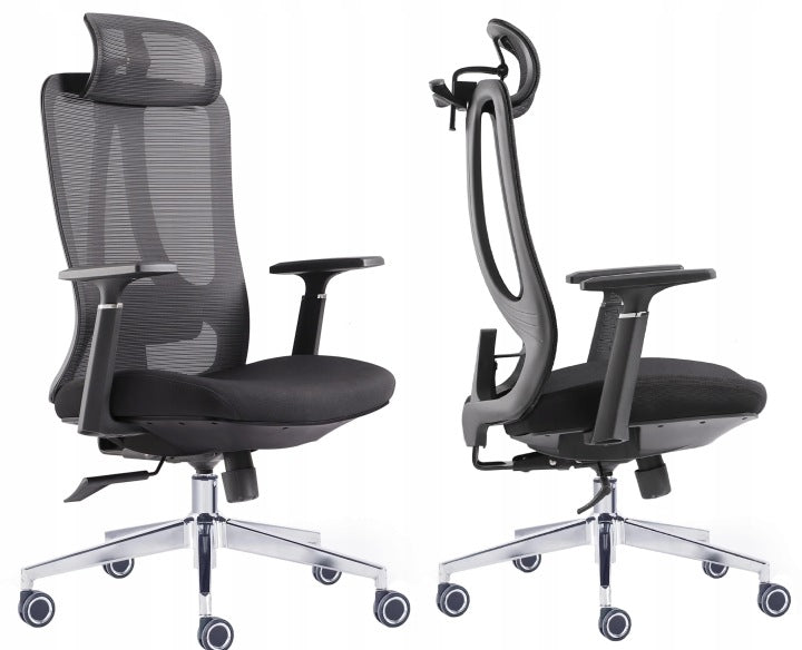 Black Ergonomic Swivel Office Chair for Desk Work