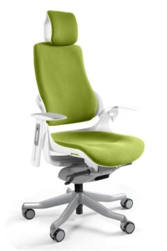 Unique Wau Green Ergonomic Swivel Chair for Office and Home Work