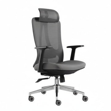 Boste Grey Adjustable Ergonomic Swivel Office Chair