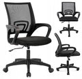 Black Fabric Ergonomic Gaming and Office Swivel Chair
