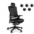 Unique Wau 2 Ergonomic Office Chair with Set of 5 Castor Wheels
