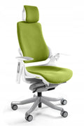 Unique Wau Green Ergonomic Swivel Chair for Office and Home Work