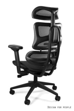 Unique Ergotech Ergonomic Office Chair in Black